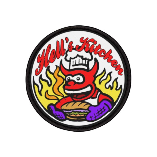 Retro Hell's Kitchen Iron-On Patch, Felix the Cat, Denim Jacket Decor, DIY Embroidery, Vintage