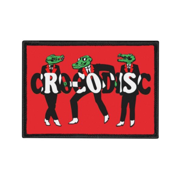 Copy of Crocodisc Retro Iron-On Patch, Denim Jacket Decor, DIY Embroidery, Vintage