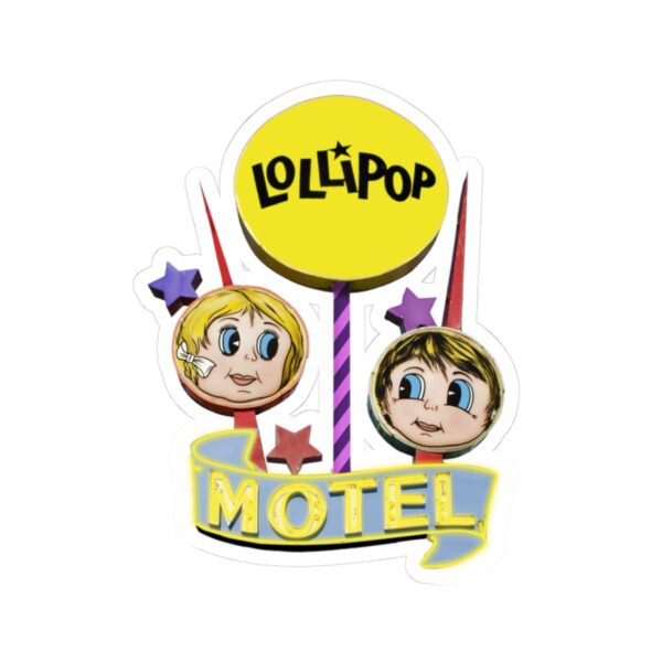 Lollipop Motel Stickers | Kiss-Cut Stickers for Laptops, Water Bottles, Gifts, Party Favors, and Decor