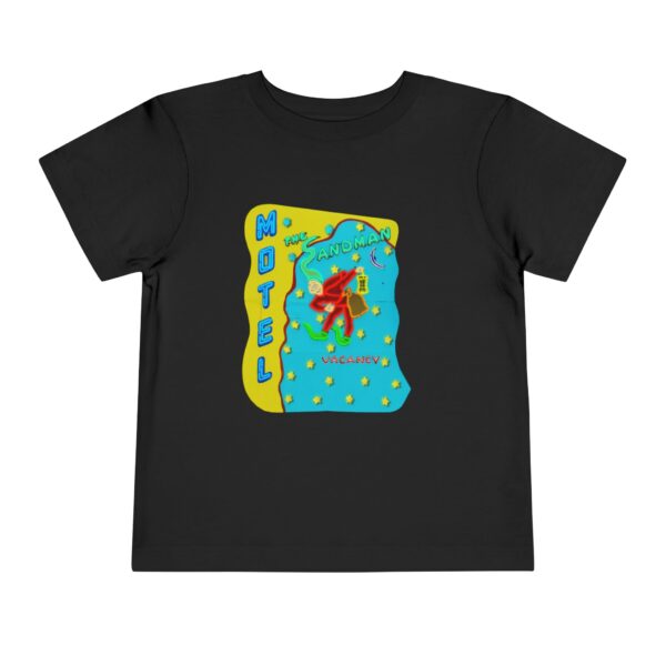Retro Sandman Motel Toddler Tee, Kids Graphic T-Shirt