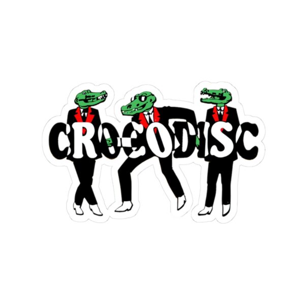Crocodisc Stickers | Kiss-Cut Stickers for Laptops, Water Bottles, Gifts, Party Favors, and Decor