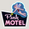 Pink Motel sticker, Cherokee North Carolina
