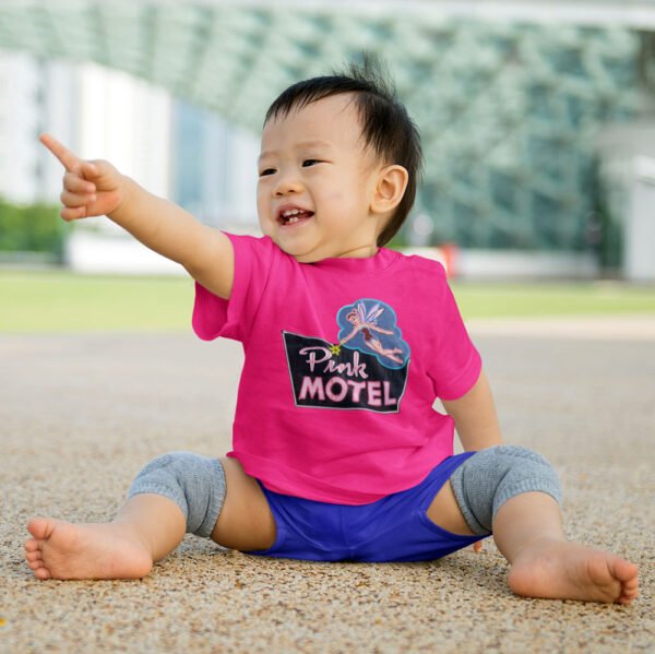 Pink Motel infant tshirt, Cherokee North Carolina