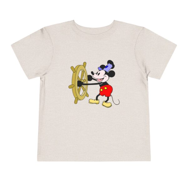 Vintage 1928 Steamboat Adventures Mouse Toddler Tee, Kids Graphic T-Shirt, Playful Short Sleeve Top