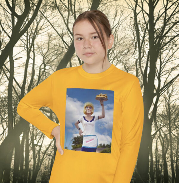Youth Long Sleeve Uni-Royal Gal Tee, Fun Graphic Tee for Kids & Young Teens