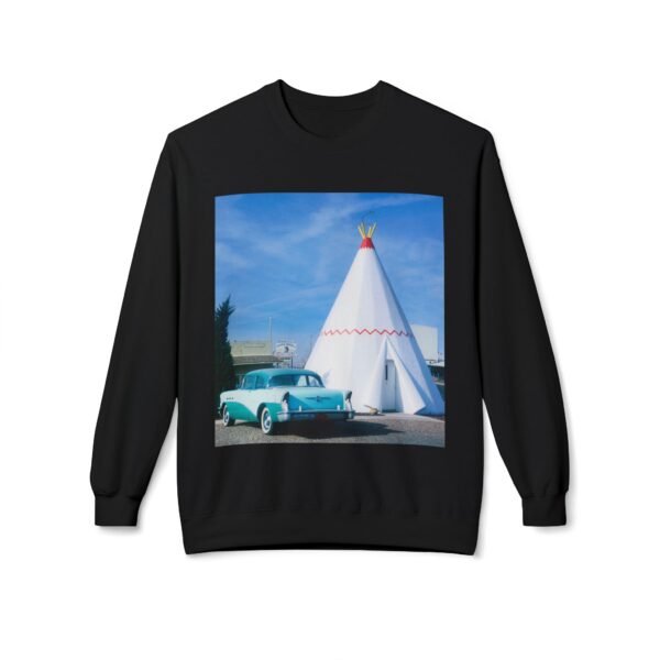 Wigwam Motel in Holbrook AZ Route 66 Crewneck Sweatshirt, Retro Road Trip Jumper, Unisex Fleece