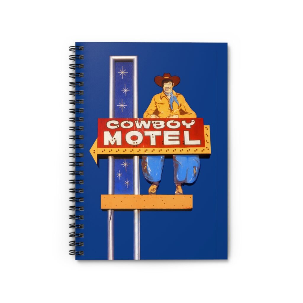 Cowboy Motel Route 66 notebook