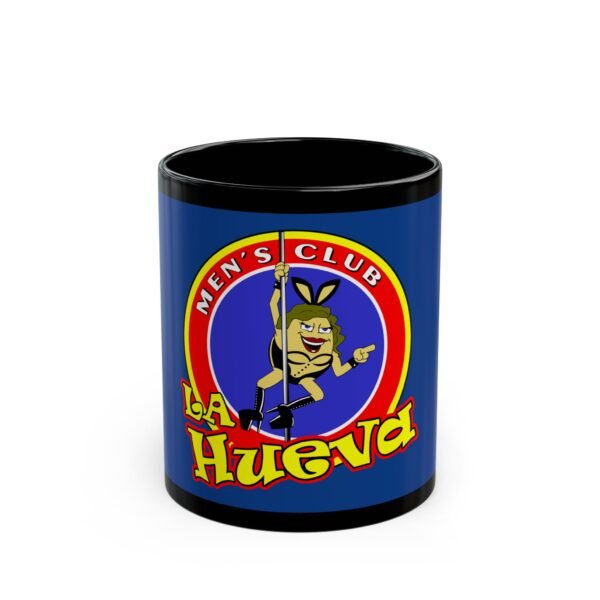 La Hueva Men's Club Sign Mug, Retro Coffee Cup 11oz/15oz