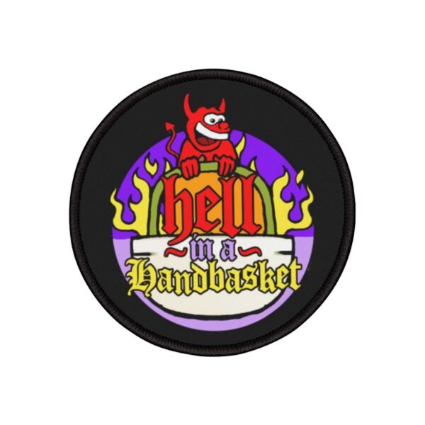 Retro Hell Michigan Iron-On Patch, Felix the Cat, Denim Jacket Decor, DIY Embroidery, Vintage