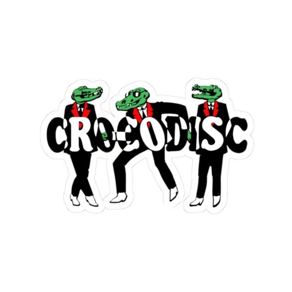 Crocodisc Stickers | Kiss-Cut Stickers for Laptops, Water Bottles, Gifts, Party Favors, and Decor