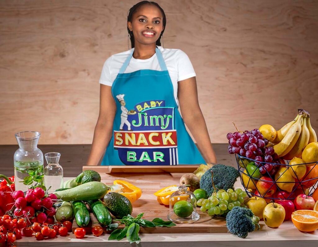 Baby Jim's Snack Bar apron in Culpeper, Virginia