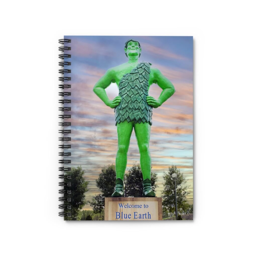 Jolly Green Giant roadside statue notebook
