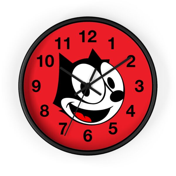 Felix Cat Wall Clock, Kitchen Decor, Vintage Clock, Retro Timepiece