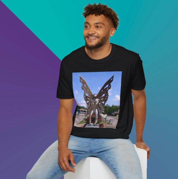 Mothman Retro Unisex Softstyle T-Shirt