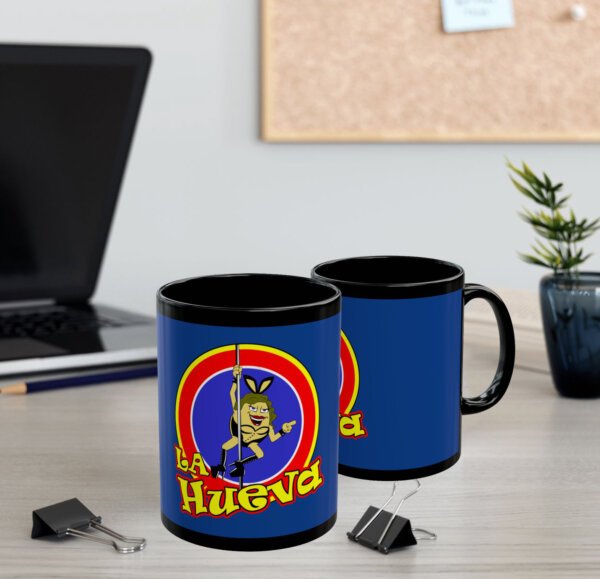 La Hueva Men's Club Sign Mug, Retro Coffee Cup 11oz/15oz