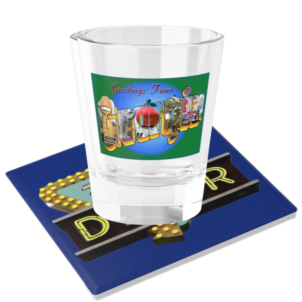 Greetings From Georgia Shot Glass