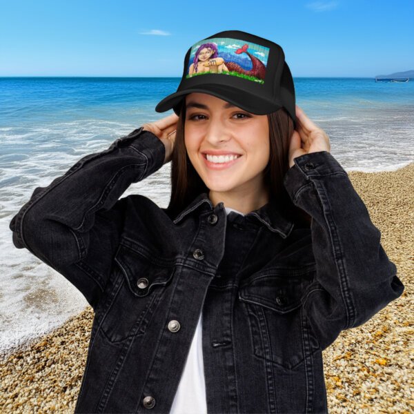 Coney Island Mermaid Foam Trucker Hat