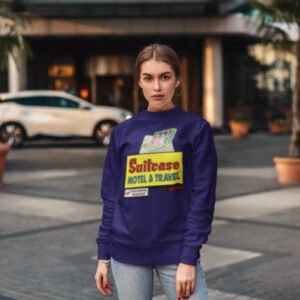 Suitcase Motel sweatshirt in Wildwood, New Jersey