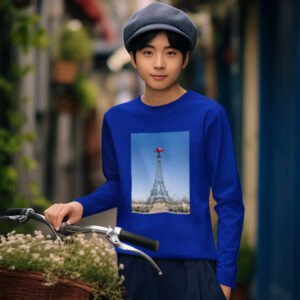 Paris, Texas youth long sleeve tee