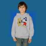Mickey Mouse Steamboat Willie youth hoodie, public domain