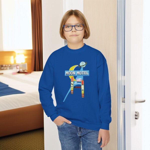 Moon Motel youth sweatshirt neon sign Howell New Jersey