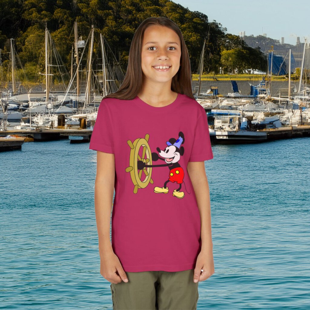Mickey Mouse Steamboat Willie youth tee