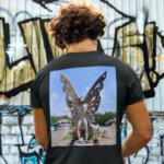 Mothman Statue in Point Pleasant tee - West Virginia