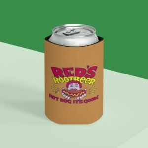 Red’s Root Beer Koozie. Hot Dog It’s Good!