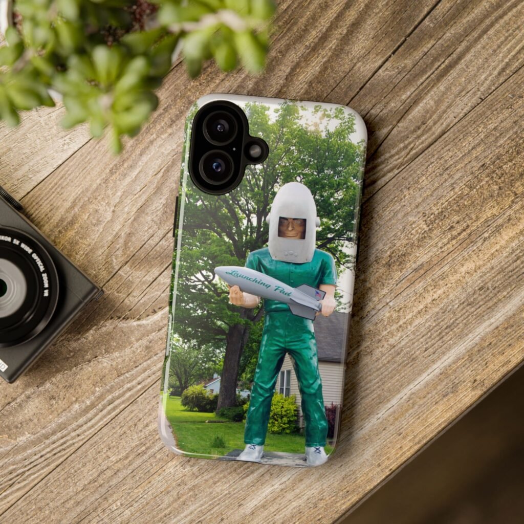 Route 66 Gemini Giant roadside attraction phone case