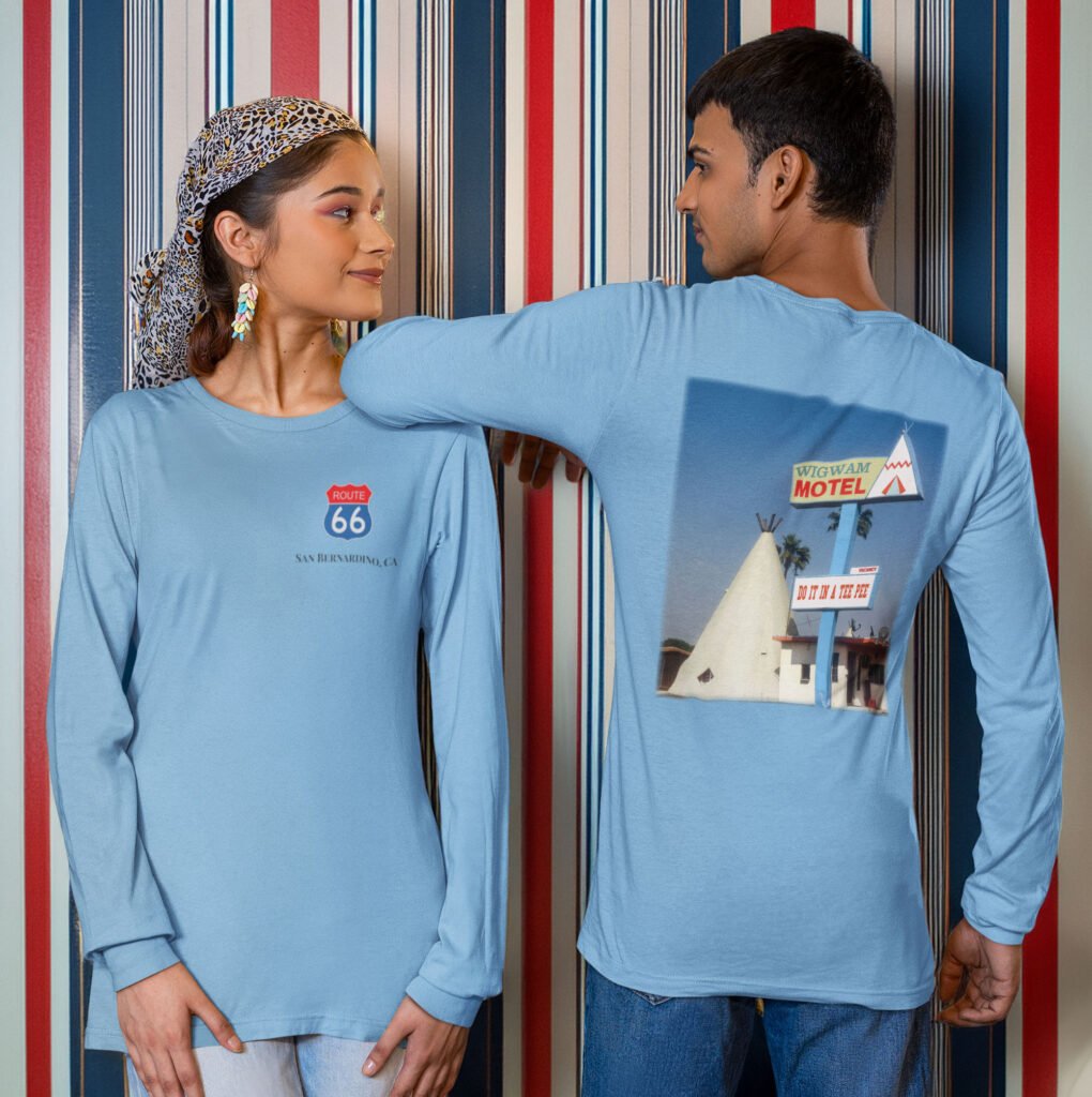 Wigwam motel teepee in San Bernadino, CA sweatshirt