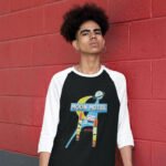 Moon Motel raglan t-shirt neon sign Howell New Jersey