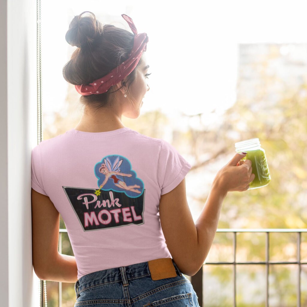 Pink Motel t-shirt, Cherokee North Carolina