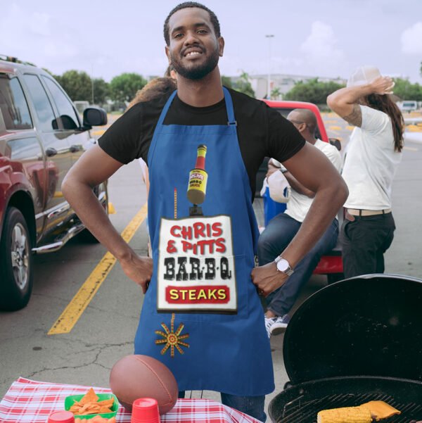 Chris’ & Pitt’s BBQ Apron. Smokehouse Legends.