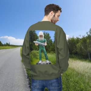 Route 66 Gemini Giant roadside attraction back print sweatshirt