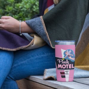 Pink Motel tumbler, Cherokee North Carolina