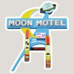 Moon Motel sticker Howell New Jersey