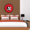 Smiling Cartoon Cat Wall Clock