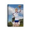 retro roadside mascot girl holding french fries vintage sign journal