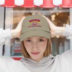 Retro Red’s Root Beer design with vintage roadside fast food mascot and classic Americana style